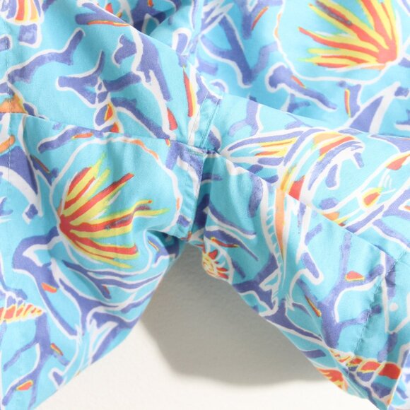 Chubbies Swim Trunk Shorts Seashells Fish Ocean Blue 5" Inseam Size Medium - Picture 4 of 12